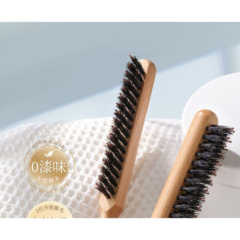 Lactacia - Wooden Handle Bristle Hair Brush