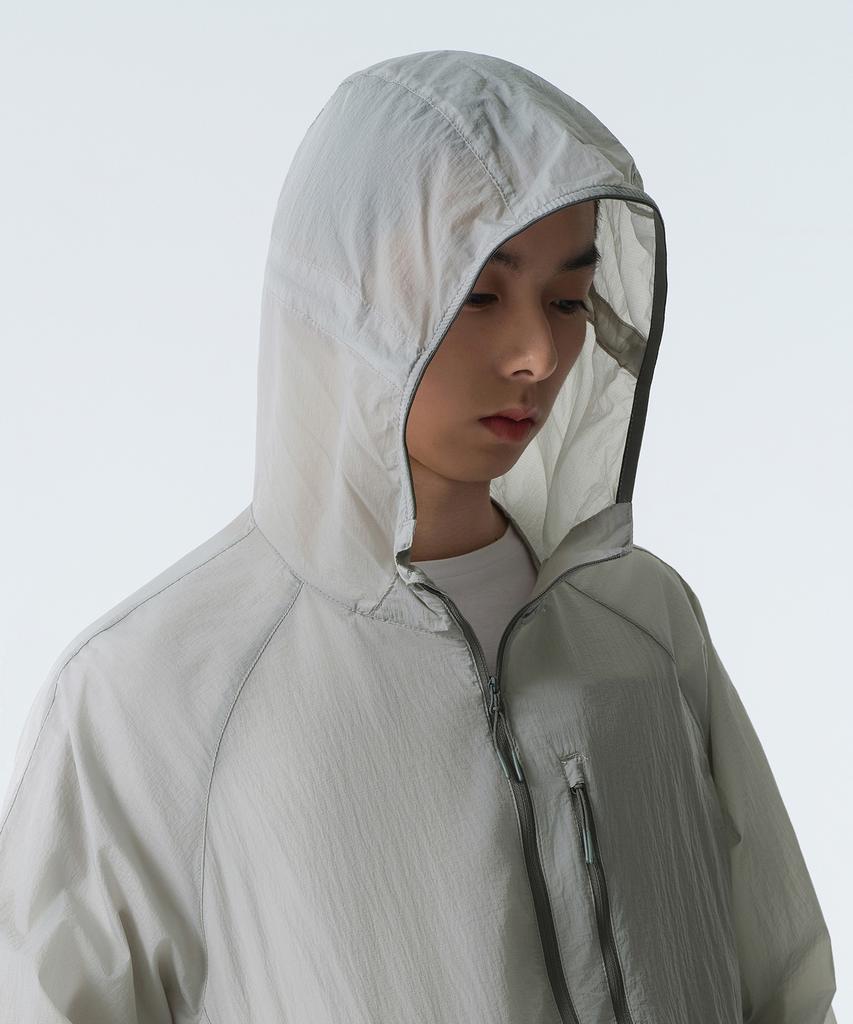 Musinsa Standard [City Leisure] Lightweight Packable Windbreaker Jacket 2 [Light Grey]