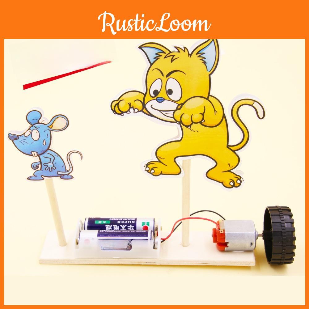 Stem Science Experiment Kits For Kids With Diy Cat And Mouse Trap Technology Educational Toy For Preschool And Students