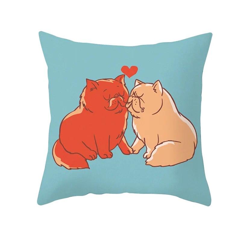 Happy Valentines Day LOVE Heart Față de pernă pentru cuplu Husă de pernă pentru canapea Husă de pernă pentru pat Husă de pernă Decor acasă Husă de pernă pentru mașină