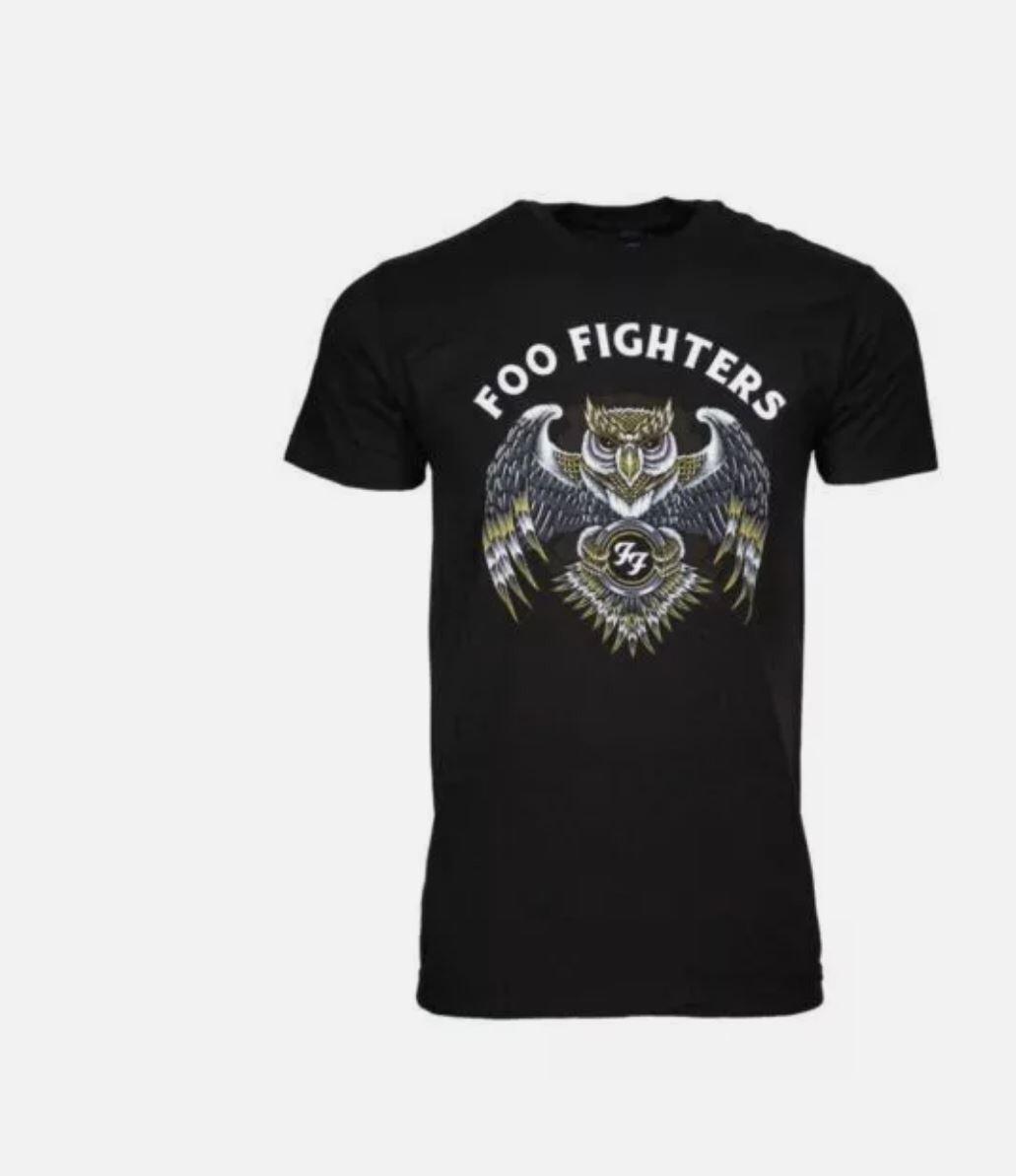 26 Foo Fighters Owl T Shirt Short Sleeve Funny Black Gift Men Women Unisex T-Shirt M