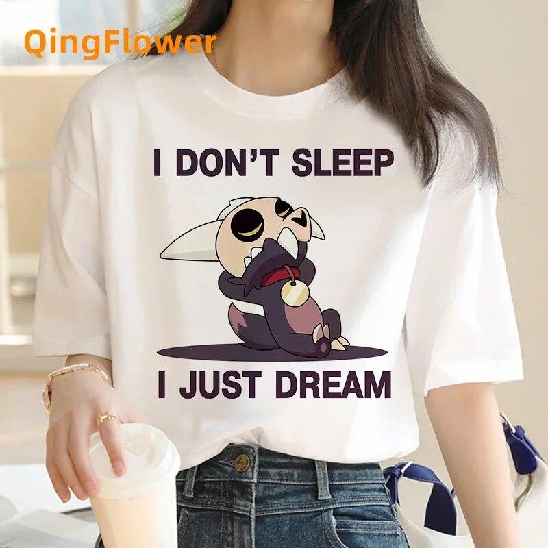 Owl House T Shirt Top Tees Women Streetwear Japanese White T Shirt Funny T-shirt Clothes Manga Couple Clothes