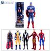 Avengers Alliance Iron Spider-man Black Gold Spider-man 12-inch Poseable Child Toy Doll Figure Handicraft