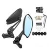 Universal Motorcycle Rearview Mirror Easy to Clean Anti-Glare Modification Side Mirror for Scooter E-Bike Long Trip