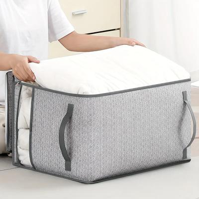 Storage Bag Placed On   The Cabinet, With A Handle, Perspective Window, Super Large Capacity, For  Clothes, Quilts, Blankets