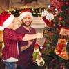 Weihnachtsstrumpf, große Weihnachtsstrümpfe für Baumdekoration, personalisierte Socken, Geschenktüte, Süßigkeitenbeutel, Tasche, Ornamente, Geschenke