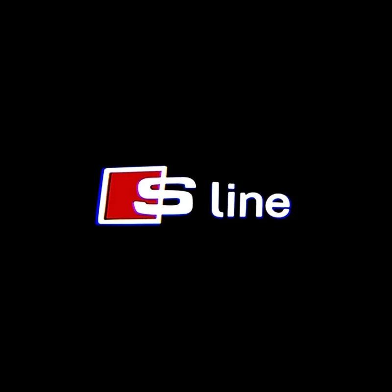 2/4p Led Car Door Welcome Light Projection lamp For AUDI A3 A4 A5 A6 C5 B5 B6 B7 B8 B9 A7 A8 Q7 Q5 Q3 RS TT sline quattro Logo