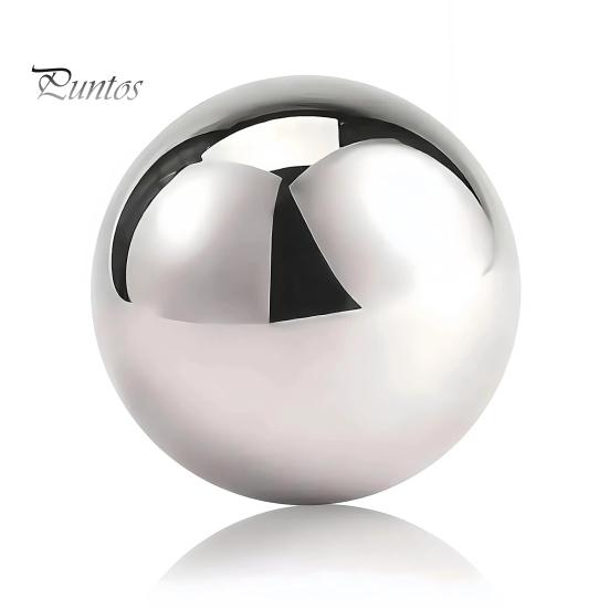 1/2Pcs Rolling Dough Ball Easy Grip Circular Rolling Ball Stainless Steel Dough Rolling Tool for Baking Pizza Pastry Fondant Dumpling