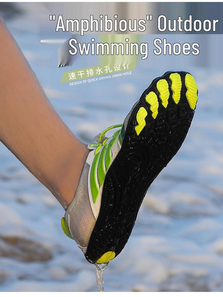 Chaussures de Plage et de Fitness Antidérapantes Respirantes pour Couples - Semelle Souple, Port Extérieur et Décontracté