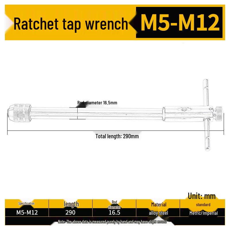 High-Speed Steel Taps & Dies Set: 5, 6, 7, 9-Piece with Tap Wrench and Threading Drill Bits.