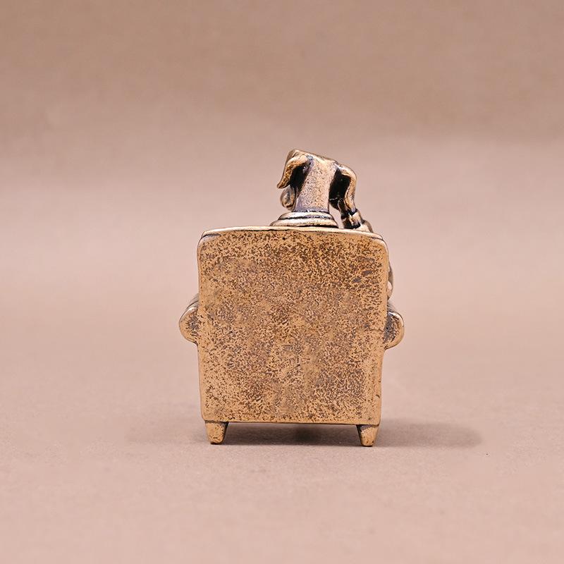 Dog Ceo Miniature Figurine Retro Desktop Office Decor Retro Desktop Office Decor Collectible Ornament