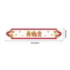 Table Runner Christmas Long Soft Christmas Decorations Gingerbread Man Santa Runner Table Cloth For Winter Party Decorations