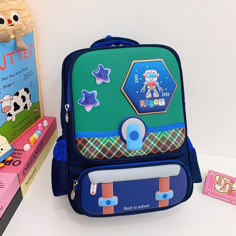 

Новый школьный рюкзак для учеников начальной школы 4-6 классов выполнен в повседневном стиле, и рюкзак имеет большую вместимость для защиты позвоночника. морская волна