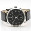 Salvatore Marra Men's and Women's Unisex Leather Watch with a Simple Retro Classic Design [Official Japanese Product] (SM20106-SSBK/BK)