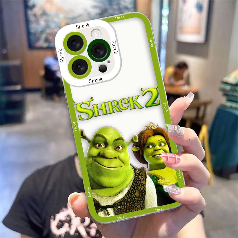 Funny Movie S-Shrek Third Clear Phone Case For Samsung A03S A03 A04 A05 A05S A06 A7 A12 A13 A14 A15 A16 NOTE 10 20 ULTRA Case