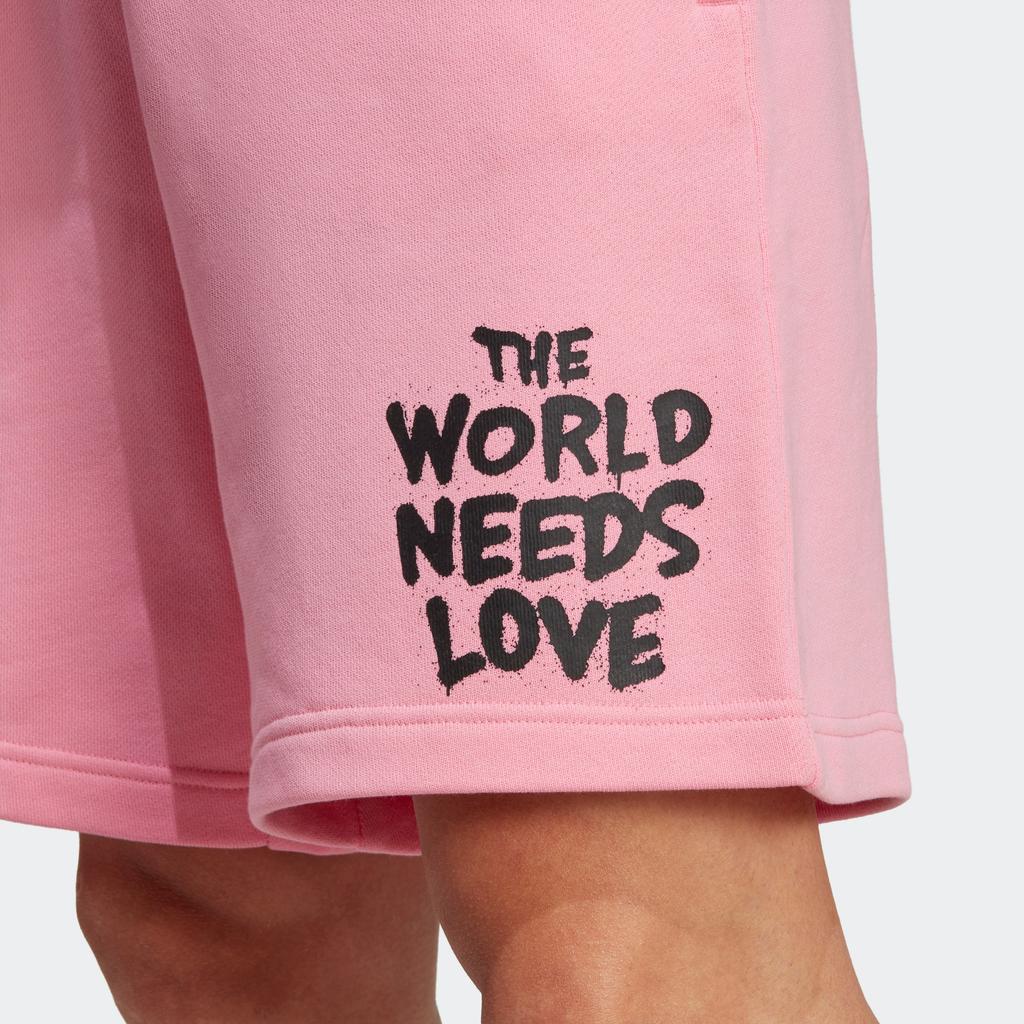 New Adidas Casual Shorts Men's Pink IA6394