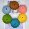 6pcs 150g/5.28oz Mohair Yarn Blend - Ultra Soft Luxury Yarn for Knitting & Crochet DIY Recycled Cotton Yarn for Home Decor Craft Raffia Yarn Supplies