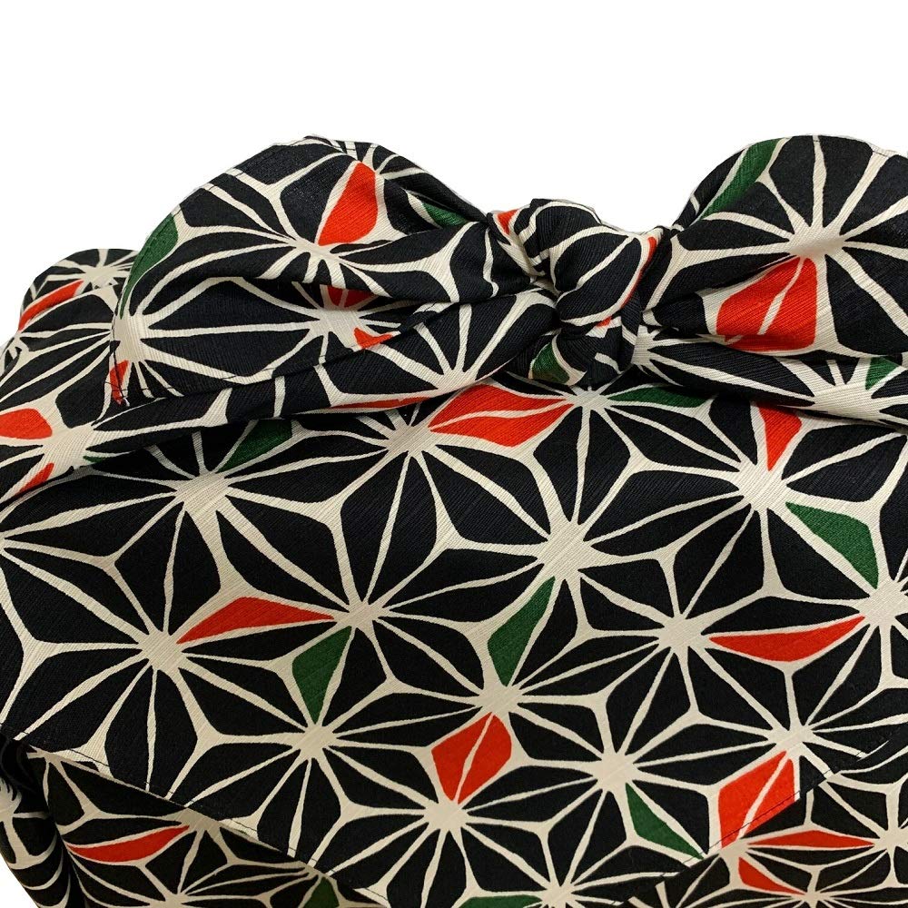 Large size furoshiki with hemp leaf made of cotton Stylish and classic made in Perfect for graduation cherry blossom and wrapping (wrapping cloth)