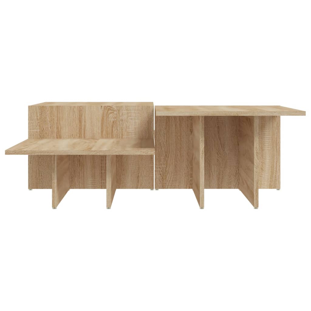  Coffee Tables, 2 Pcs., Sonoma Oak, Wood-based Material