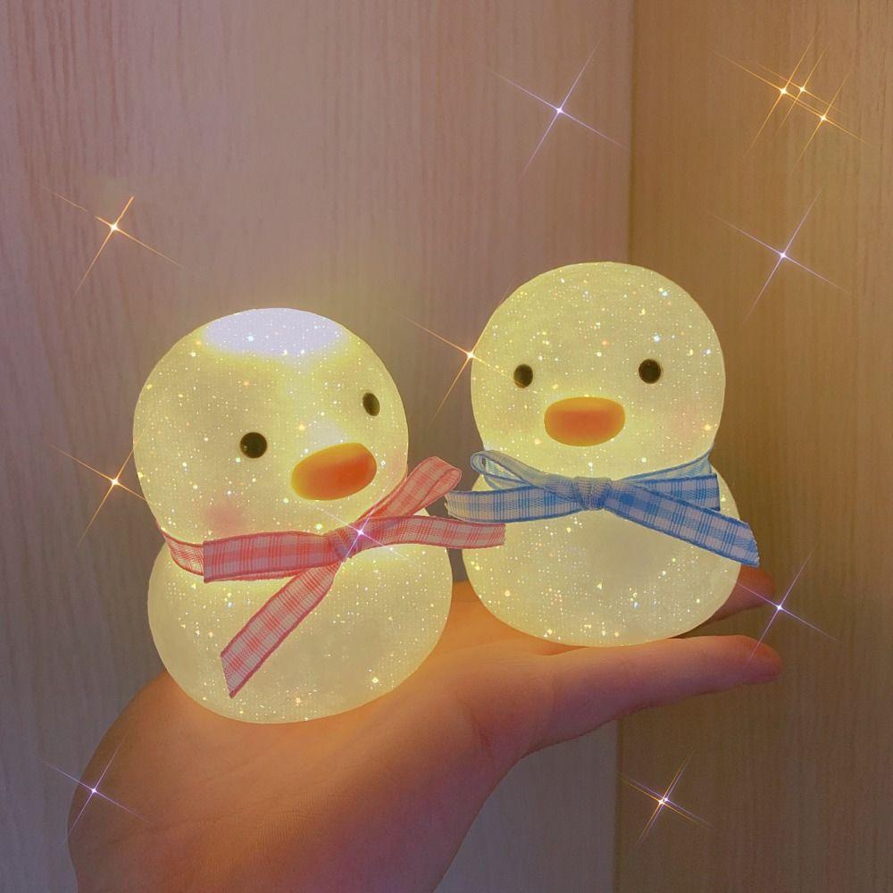 Creative Bedside Lamp Silicone Cartoon Animal Lamps Soft Light Led Night Light  Student Dormitory