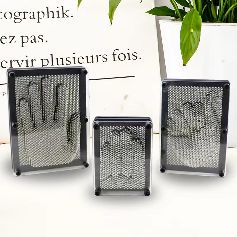 3D Metal Versatile Needle Hand Drawing Model Clone Stress Relief Puzzle Toy Unique Creative Small Gift