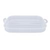 4 Layer Dumpling Storage Box with Lid Double Buckle Sealing Stackable Food Container for Kitchen Ref