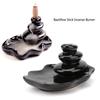 Home Decor Black Glaze Backflow Stick Incense   Ceramic   for Thouse