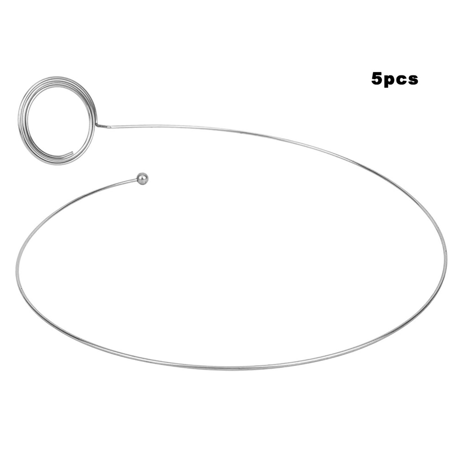 

5 шт. увеличительная рамка для часовщика инструмент серебряная круглая проволока регулируемый периметр легированная сталь прочный