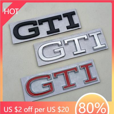 Golf 3 4 MK3 MK4 2026 Heiß Für VW VOLKSWAGEN Neu 3D Metall Chrom Schwarz Rot Logo GTI Emblem Buchstaben Aufkleber Auto Heckklappe Abzeichen