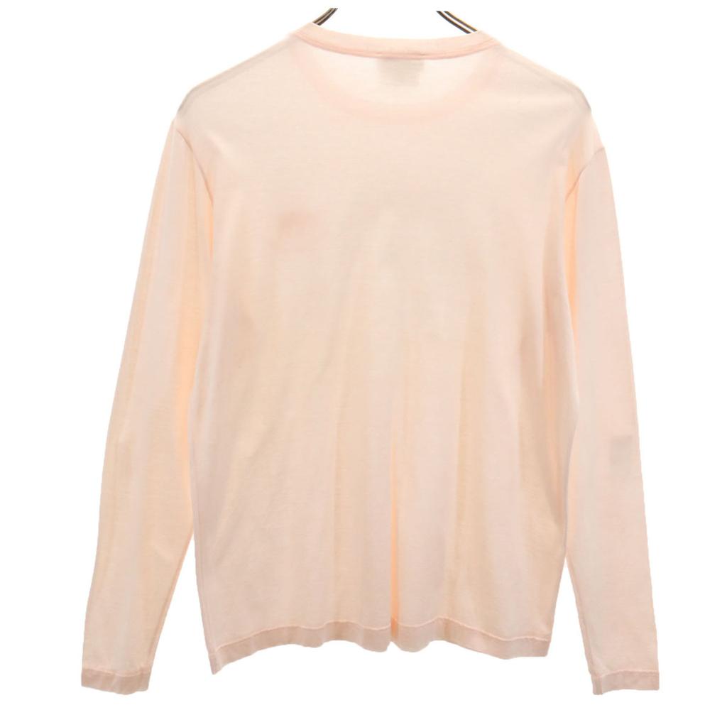 HERMES made in Italy Long sleeve One point embroidery T-shirt S Ron T Women Used