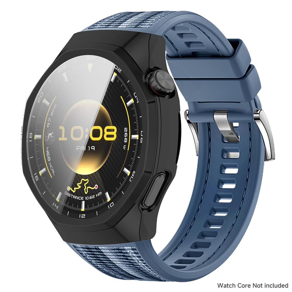 Pletený nylonový pásek+Tvrzené sklo+PC pouzdro Pro Huawei Watch GT6 Pro Sportovní řemínek Kryt proti pádu Pro GT 6 Pro Náramek+Pouzdro