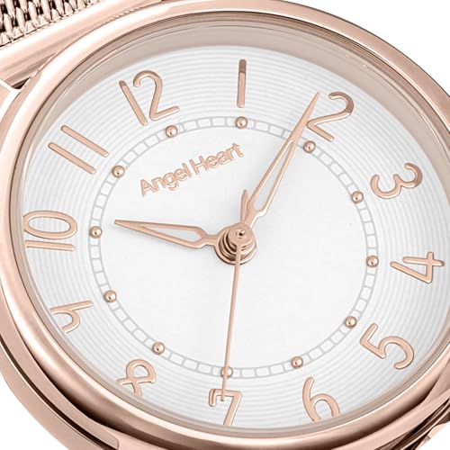 [Angel Heart] Casual Watch Flowery Time OA26PG Ladies Pink Gold