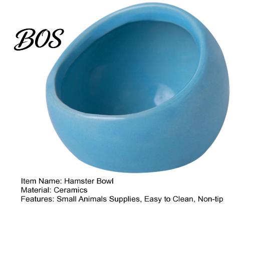 Small Animal Feeding Dish Ceramic Hamster Food Bowl, Animals Drinking Non-tip Pet Container for Dwarf Gerbil Rat Mice Guinea Pig Bowl