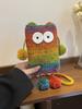 Small Monster Handwoven Bag With Polyester Yarn For Casual Daily Use