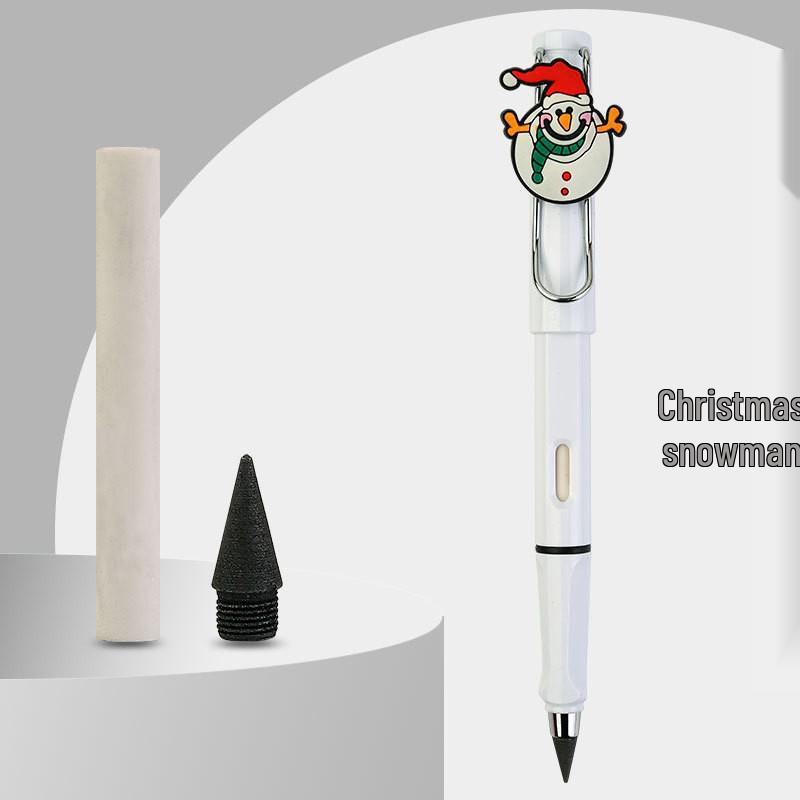 Black Tech Eternal Pencil: No Sharpening, No Ink, Break-Resistant Lead, Posture-Correcting Drawing Tool