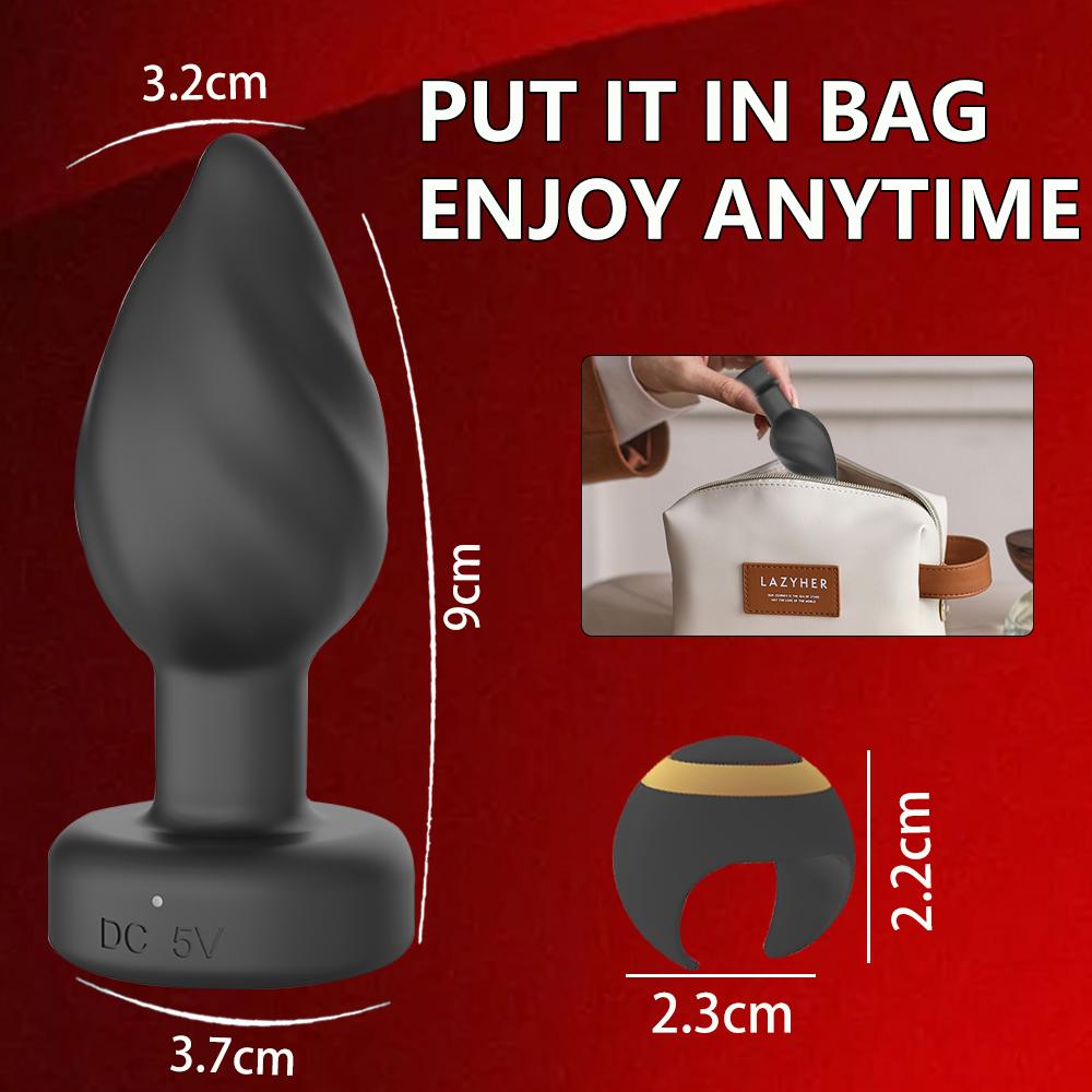 Anal Plug Vibrator Couples Sex Toys for Women Light Up Vibrating Butt Plug 10 Vibrations Adult Products Women Rose Vibrators