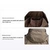 Casual Warm Hooded Waterproof Windproof Breathable Jacket Men Jacket Chocolate A5MBP-BK0