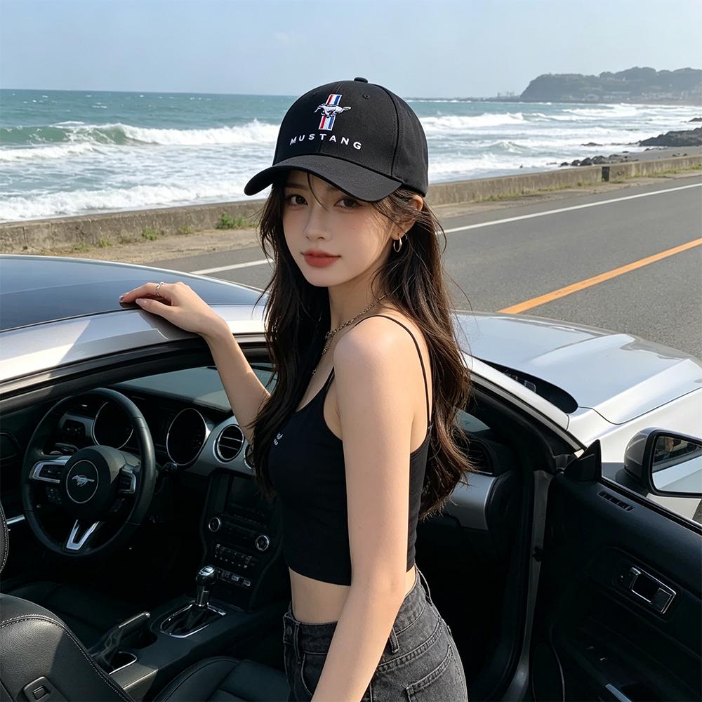 Adjustable Caps Emblem Accessories Ford Mustang Car Baseball Cap Casual Hat For focus 2 Mk7 Fiesta fusion mondeo Auto valve cap djzh66