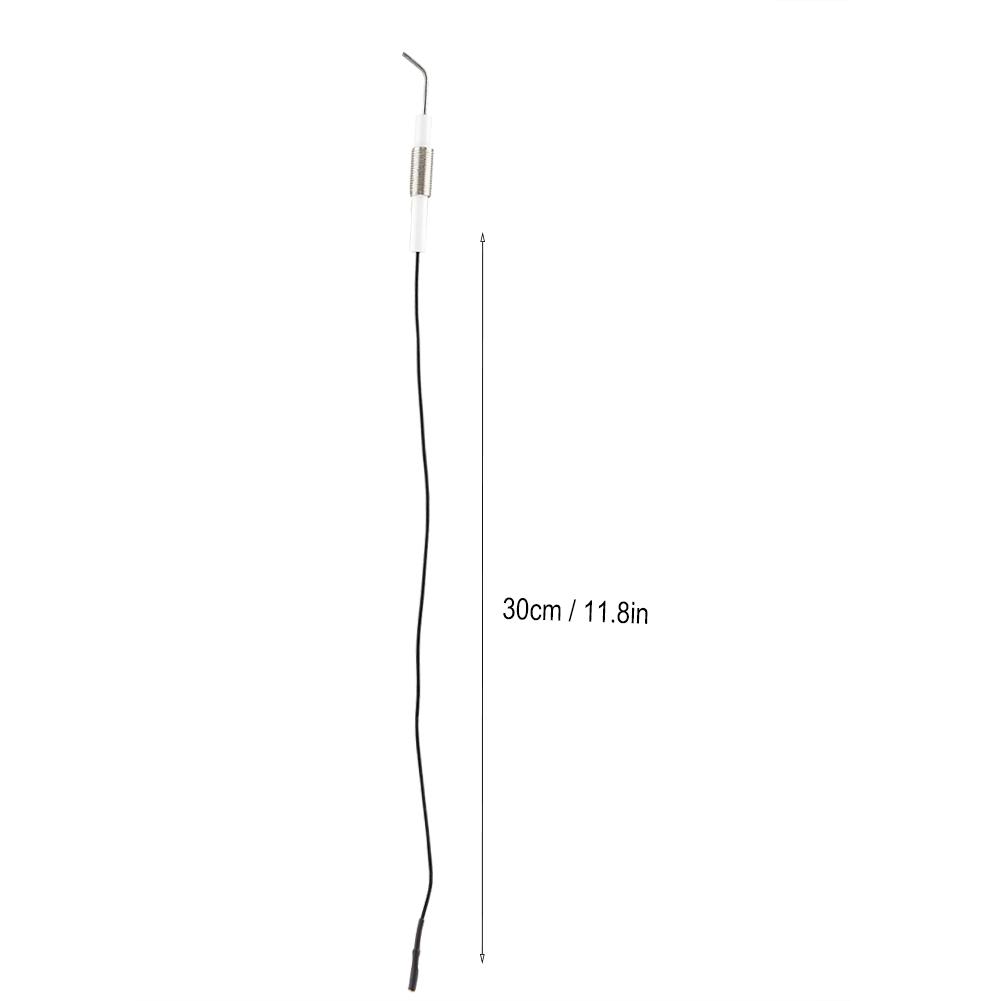 Igniter Electrode, 11.8 Inch   Ignition Wire Probe M10 Thread Replacement Ignitor Kit for Gas Grill BBQ Oven Heater Stove
