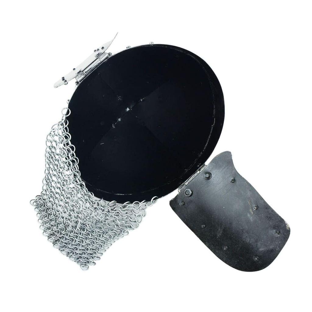 Spangenhelm aus dem 3. - 4. Jahrhundert - 18 Gauge Stahl Geschenk für LARP Reenactment