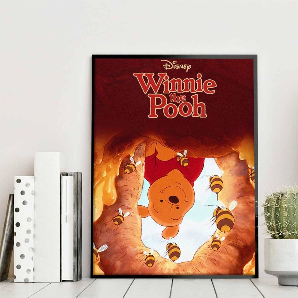 DIY Diamond Painting Winnie The Pooh and The Bee Cross Stitch Kit Mosaic Art Diamond Painting Full Circle Diamond Home Decoration