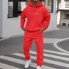 Unisex Zimní Tištěná - Podšitá Mikina a Tepláky Sada Volný Střih Sladěná Pár Tracksuit pro Volný Čas