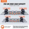 Garagen-Lagerregale, 2er-Pack, 4 x 2 Fuß Robuste Wandmontage-Garagenregale, 500 lbs Tragfähigkeit(Gesamt) Garagen-Lagerregal Schweberegale,