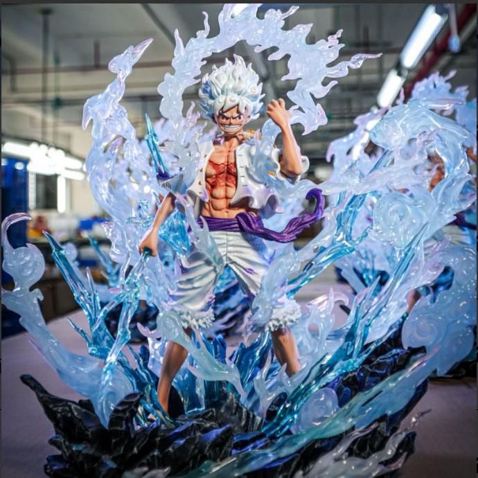 One Piece JT Разъяренный Ника Луффи Железный занавес Серия Персонаж аниме Сцена Украшение 35.5 cm