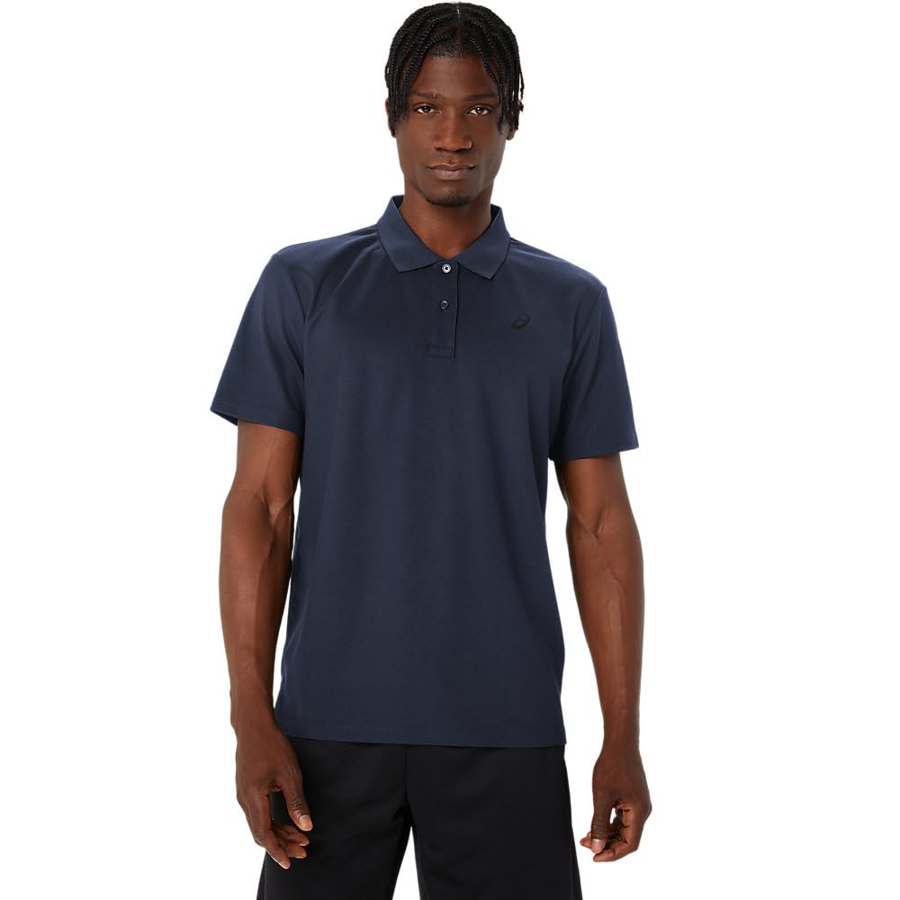 

Official Store Exclusive Training Apparel Short Sleeve Polo Shirt S MIDNIGHT [Asics] Men s