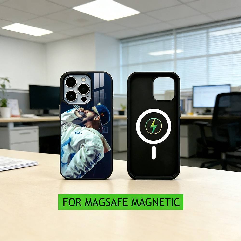S-Singer M-MORA Phone Case For iPhone17,16,15,14,13,12,11 Plus,Pro Magnetic with Magsafe Wireless Charging