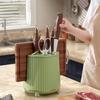 Kitchen Multi-function Knife Holder  Countertop Rotating Kitchen Knife Holder Chopstick Cage Knife Storage Rack