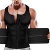 Herren-Taillentrainer, Schweißweste, heißer Neopren-Saunaanzug zur Gewichtsreduktion, Body Shaper, Schlankheitsunterwäsche, Kompressionsshirt, Workout-Tanktops, Shapewear