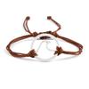 Bohemian Wax Rope Braied Bracelet for Women Men Charm Waves Adjustable Bangles Lucky String Bracelets Friends Gift Wrist Jewelry