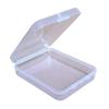10pcs Powder Puff Boxes Transparent Makeup Sponge Holder Compact Design Storage Box For Easy Storage And Organization